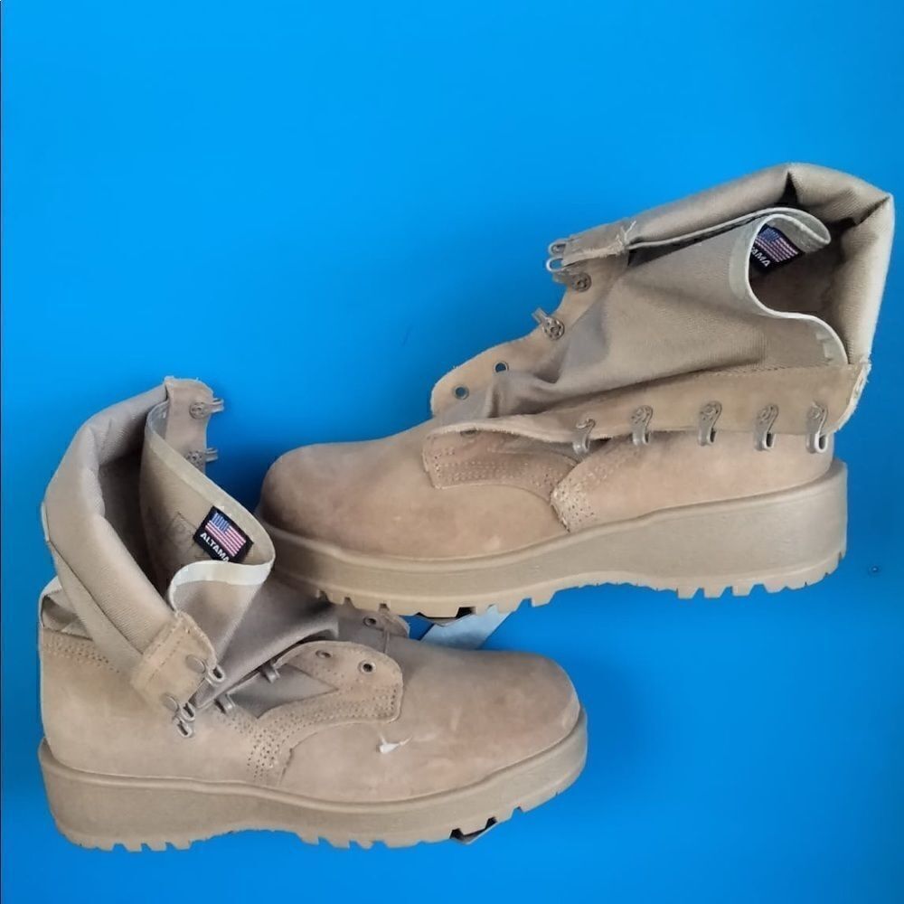 AltamaāMen'sāDesertāTanĀ HotāWeatherāArmyāCombatāBoot,ā9.5